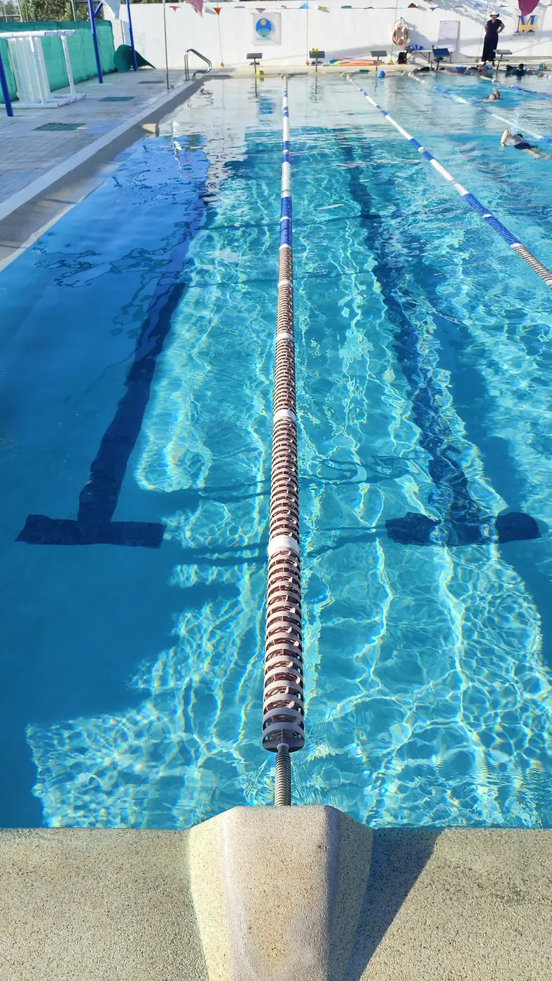 Carril para clases de natación en Monteverde, Cancún